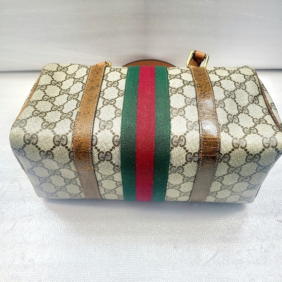 Gucci Leather Satchel Bag - Picture 10 of 11